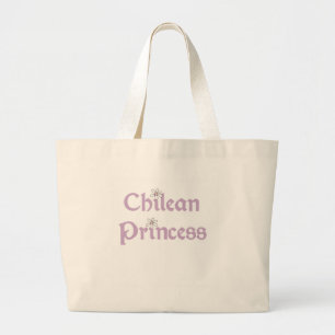 Bolsa Tote Grande Princesa do chileno das margaridas