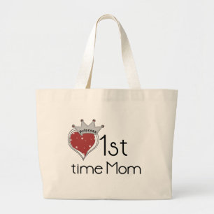 Bolsa Tote Grande Princesa do Coração 1rua, Camisetas e presentes