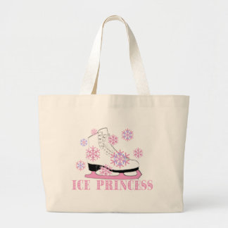 Bolsa Tote Grande Princesa Patinagem do gelo