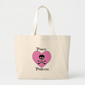 Bolsa Tote Grande Princesa Saco do pirata