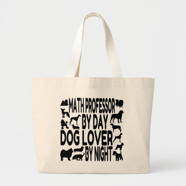Bolsa Tote Grande Professor de Matemática de Pântanos (Frente)