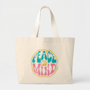 Bolsa Tote Grande projeto de tranquilidade mental