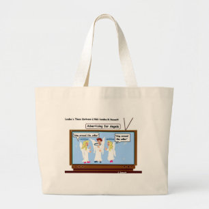 Bolsa Tote Grande Propaganda da Angel TV Presentes Engraçados & Cami