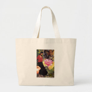 Bolsa Tote Grande Protetor de meu coração do artista