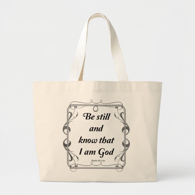 BOLSA TOTE GRANDE PSALM 46-10 (Frente)