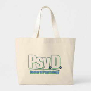 Bolsa Tote Grande PsyD LOGO2 MÉDICO DE PSICOLOGIA