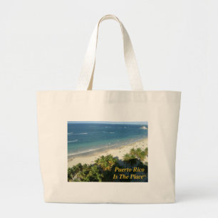 Bolsa Tote Grande Puerto Rico é o lugar