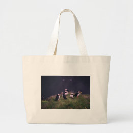 Bolsa Tote Grande Puffins Atlântico