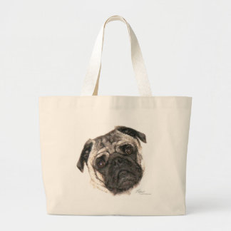Bolsa Tote Grande Pug Mug Bag
