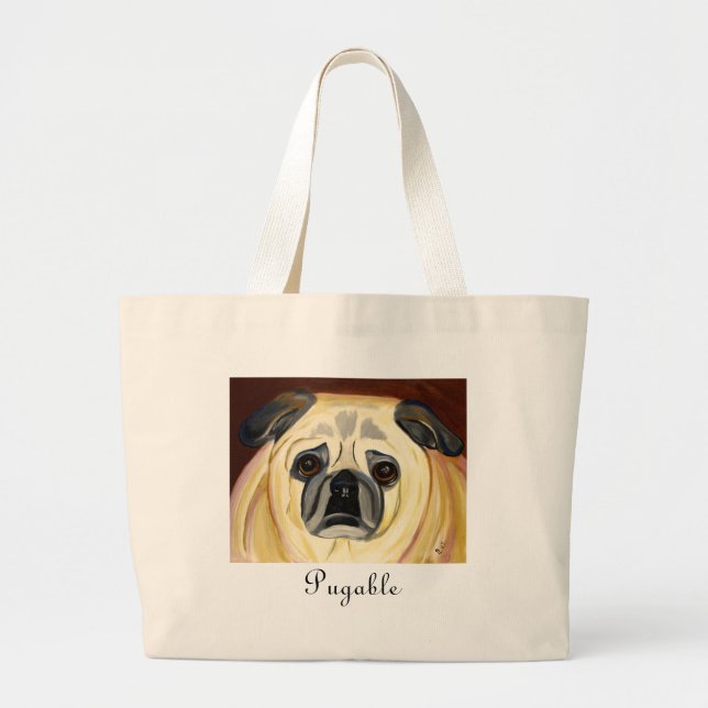 Bolsa Tote Grande Pugable (Frente)