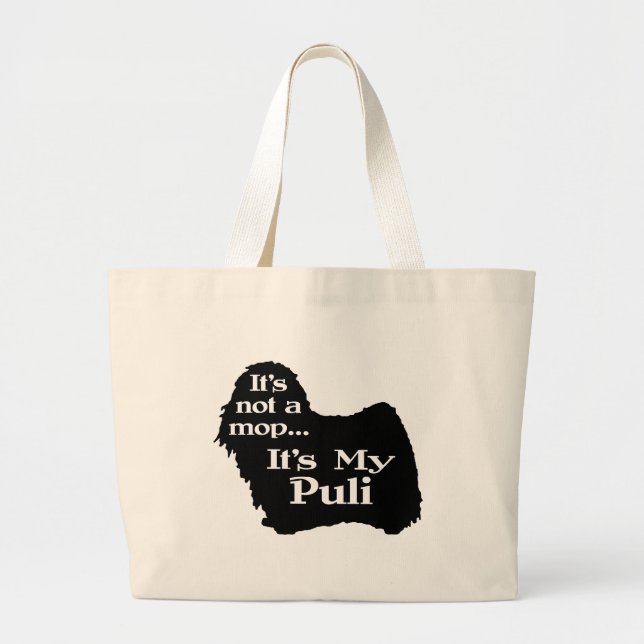 Bolsa Tote Grande Puli Não É Um Mop (Frente)