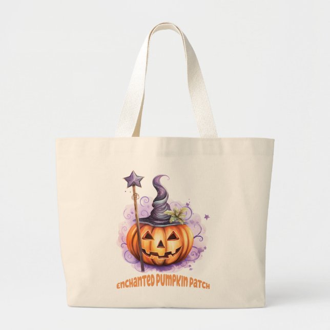 Bolsa Tote Grande Pumpkin Encantado (Frente)