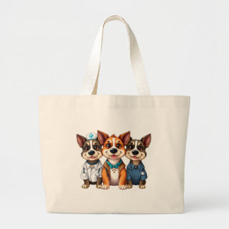 Bolsa Tote Grande Puppies 