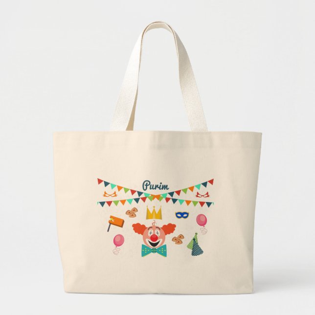 Bolsa Tote Grande purificação (Frente)