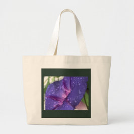 Bolsa Tote Grande Purple Dewdrop Morning Glory