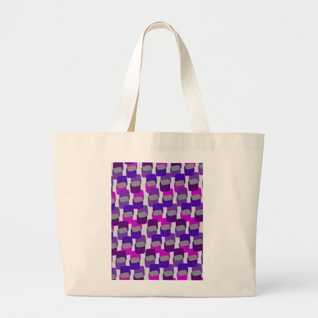 Bolsa Tote Grande Quadrados (Frente)