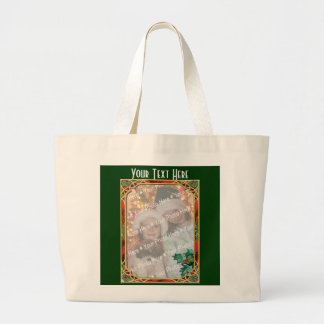 Bolsa Tote Grande Quadro de Vidro Adicionais-A-Foto Armazenado com F