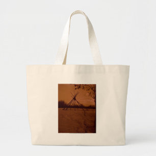 Bolsa Tote Grande Quadro do Tipi