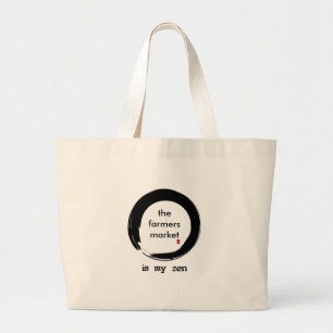 Bolsa Tote Grande Qual é o seu Zen?