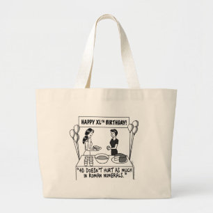 Bolsa Tote Grande Quando as mulheres girarem o saco 40