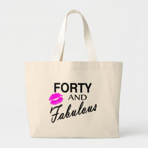 Bolsa Tote Grande Quarenta e fabuloso