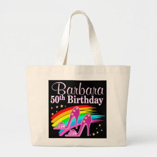 BOLSA TOTE GRANDE QUEEN DE CALÇADO DE ANIVERSÁRIO PERSONALIZADA