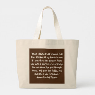 Bolsa Tote Grande Queen Harriet Tubman Jumbo Double-sd Tote - When I