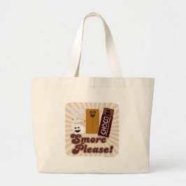 Bolsa Tote Grande Queijo Smore Por Favor Cartografia de camfire Dess