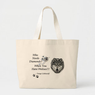 Bolsa Tote Grande Quem precisa a coleção dos diamantes