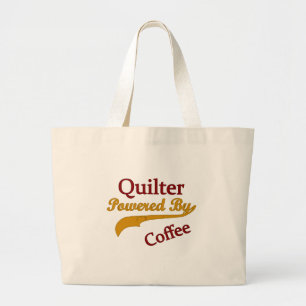 Bolsa Tote Grande Quilter pôr pelo café