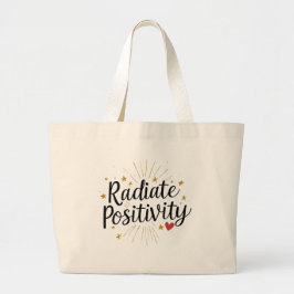 Bolsa Tote Grande Radiação Positiva - Cota Inicial Motivacional