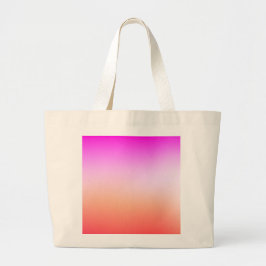 Bolsa Tote Grande Radiant Pastel Sunset Gradient