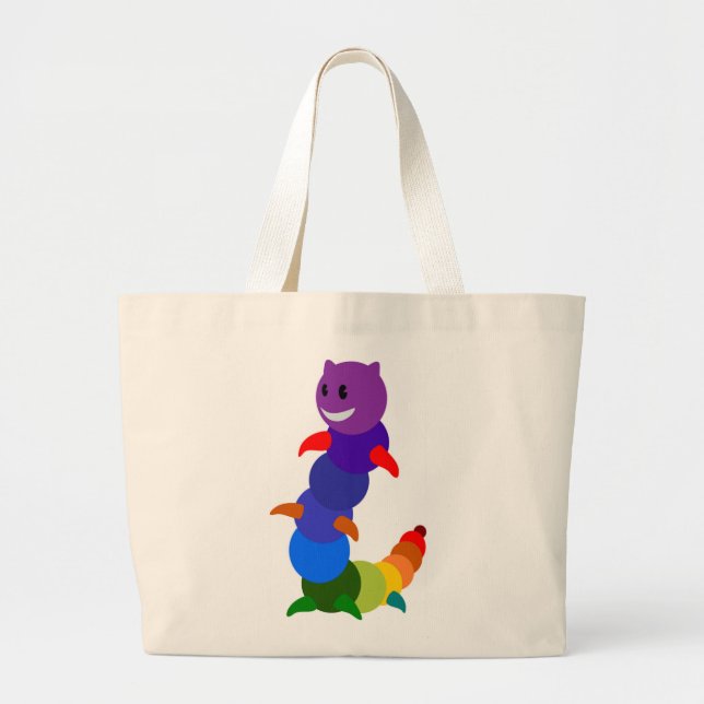 BOLSA TOTE GRANDE RAINBOW CATERPILLAR (Frente)