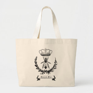 Bolsa Tote Grande Rainha Bee Tote Bag