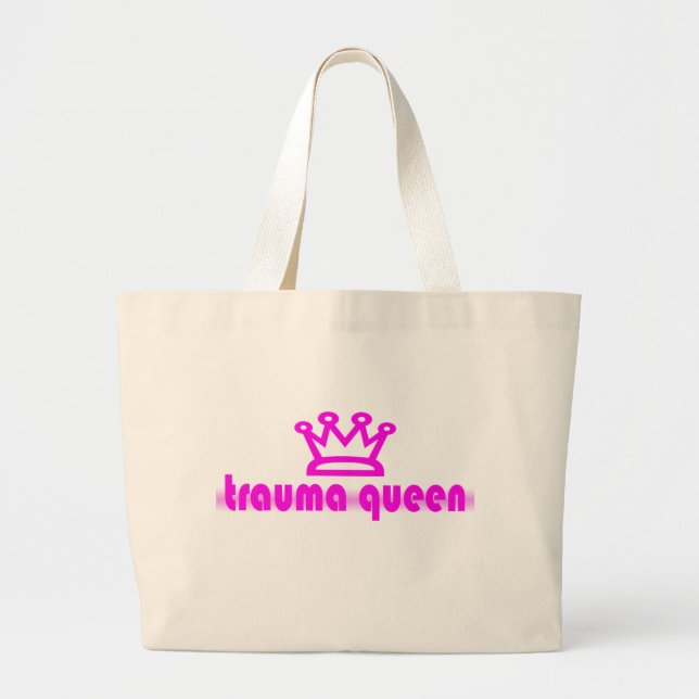 Bolsa Tote Grande Rainha do traumatismo (Frente)