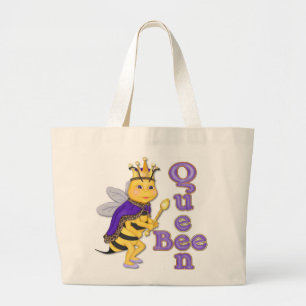 Bolsa Tote Grande Rainha Engraçada Bee