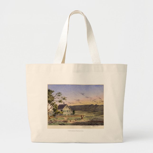 Bolsa Tote Grande Rancho californiano (Frente)