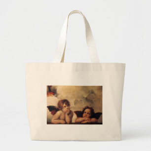 Bolsa Tote Grande Raphael,Querubim Sistino