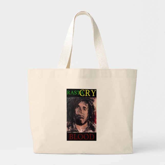 BOLSA TOTE GRANDE RASTA CHORA SANGUE (Frente)