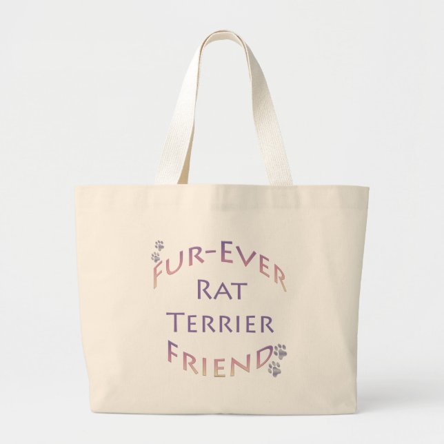 Bolsa Tote Grande Rat Terrier Fuere Amigos (Frente)
