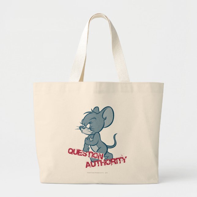 Bolsa Tote Grande Rato 2 de Tom e Jerry Tough (Frente)