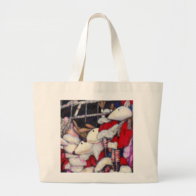 Bolsa Tote Grande Realidade das Férias (Frente)