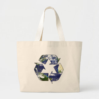 Bolsa Tote Grande Reciclar agora