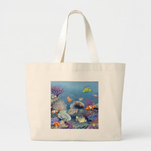 Bolsa Tote Grande Recife de corais