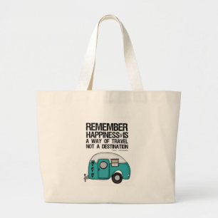 Bolsa Tote Grande recorde a felicidade