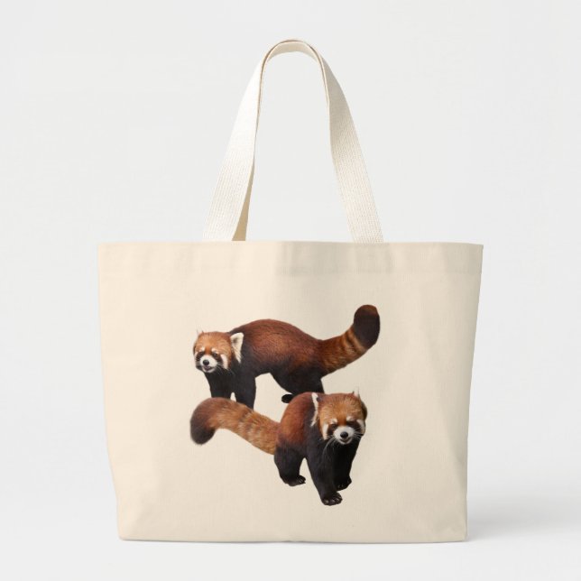 Bolsa Tote Grande Red Panda (Frente)
