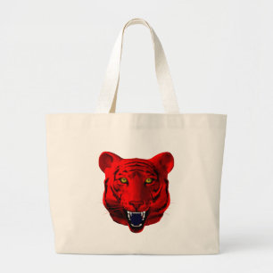 Bolsa Tote Grande Red Tiger