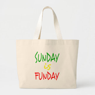 Bolsa Tote Grande Reggae Sunday É Funday