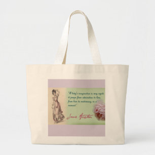 Bolsa Tote Grande Regras da Jane Austen