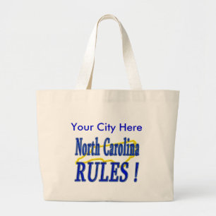 Bolsa Tote Grande Regras de North Carolina!